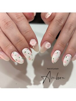 アンブラ 梅田北店(Ambra)の写真/【60種から選べる定額メニュー￥6,300】可愛さだけでなくスピードも重視！仕事帰りにも通いやすい◎