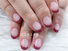 クレール(claire)/フレンチネイル¥4500