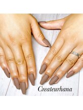 クレアトゥール 華/マットネイル