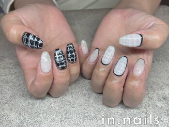インネイルズ(in.nails)/ツイードネイル
