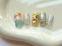 アイネイルズ 天神今泉店(I-nails)/涼しげポップネイル