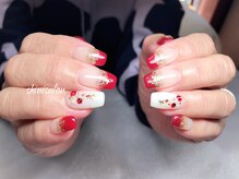 シンイサロン(shini salon)/大人上品クリスマスネイル