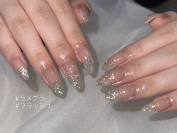 ヴィーナスネイル(Venus Nail)/ラメグラ ダイヤモンドネイル