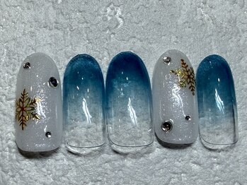 ネイルアンドアイラッシュ ネネ/マグネット 雪の結晶