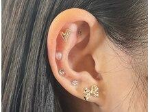 シー バイ ボニーズ(SHE by boneedz)の雰囲気（耳つぼジュエリーでおしゃれに健康サポート♪ピアス穴は不要です）