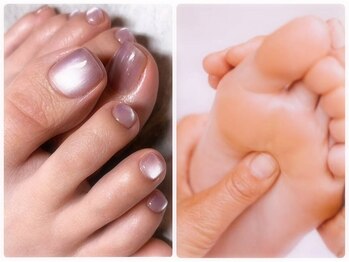 エムズネイル 恵比寿店の写真/足元から季節を先取り★ケアメニューとのセットクーポンご用意あり◎夏に向けて自信の持てる素足へ導きます