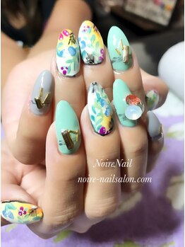 ノワール ネイルアンドスクール(Noire)/★ボタニカルネイル★