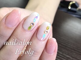 リーフ２色nail/初回8500円