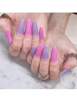 ネイルサロンフォーユー(for u)/ラメグラスカルプ￥7980