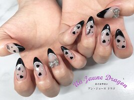 【自爪ネイル】ハートネイル