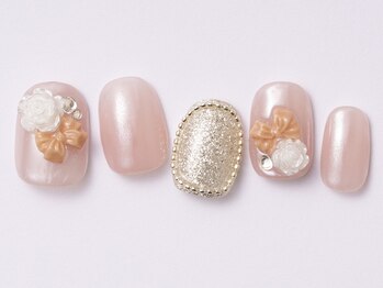 アイ ネイルズ 天神店(I nails)/ワンホンローズ ¥8100