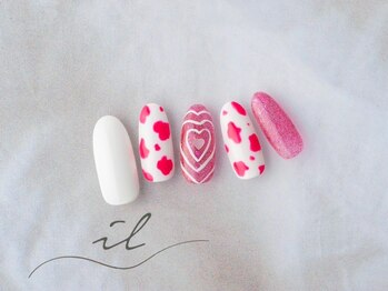 イル 神戸店/牛柄×ハート