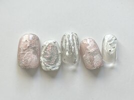 パステルフラワーネイル