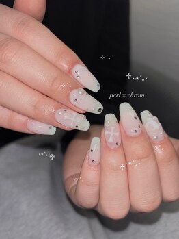 ウズ 和歌山店(UZU)/乳白色ネイル