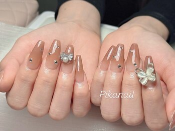 ピカネイル 上野 御徒町(Pika Nail)/グラデーションxブラウンx秋