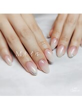 エムネイル(Ｍ)/_白グラデーション_