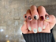 ハイブネイル(Hive nail)/ニュアンス&韓国ネイル