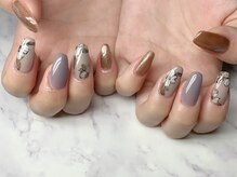 ネイルアンドアイラッシュサロン エスポアール(nail&eyelash salon espoir)/秋　フラワー　マグネット