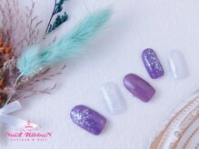 アイラッシュ アンド ネイル リボン 池袋店(RibboN)/[1870]シンプル◎雪の結晶