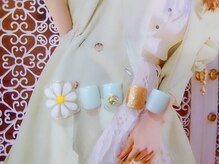 レイウェリナ(Lei Welina)/ぷっくりお花ネイル