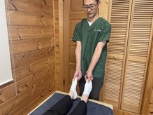 キノイエ/足の関節が動くか確認します