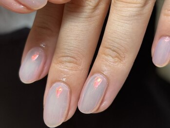 イーケーネイル(ek nail)の写真/大人気のオーロラorマグネットネイルがオフ込み5500円♪指先から“なりたいオシャレ”を叶えます☆