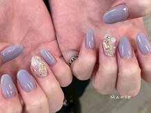 ザ マリー 三条店(THE MARIE)/3)6000円 綺麗めネイル 0703a