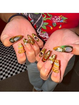 モレリア(morelia)の写真/【スカルプ長さ出し10本&10本アートやり放題】個性派/海外流行デザイン/こだわりを思いっ切り形に♪