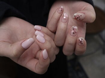 マロ 名古屋金山(MALo)の写真/トレンド×センス抜群デザインで垢抜けnail*[ニュアンスフルアート/持ち込みok!(フィルイン◎オフ込)¥6000]