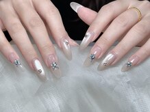 Best Nail 銀座店【ワンホンネイル・スカルプ・パラジェル・上品ジェルネイル】/長さ出しシンプルデザイン