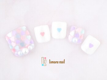 リモアネイル(limore nail)/【フット】ハート☆