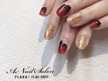 エーネイルサロン プラーカ本店(A-Nail Salon)/　大人ハロウィンネイル