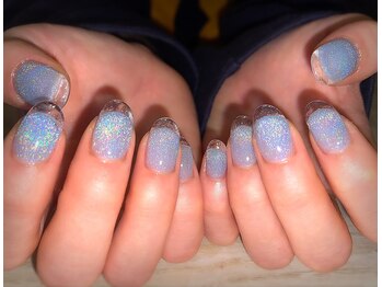 アミュリー ネイル アトリエ(Amury nail atelier)/クリアネイル マグネット 大人