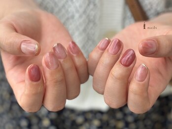 アイネイルズ 吉祥寺店(I nails)/ピンクゴールドニュアンス
