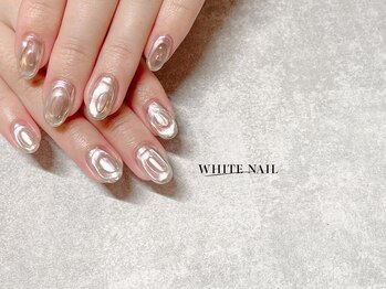 ホワイトネイル 武蔵小杉店(WHITE NAIL)/ミラーネイル/ぷくぷくネイル
