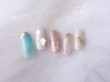 イル 神戸店/マーメイド×夏ネイル