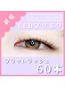 【LEDマツエク】フラットラッシュ60本 ¥4,980 [ナチュラルまつげ]