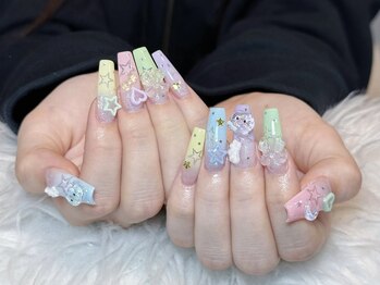 Eli Nails 新宿【エリネイルズ】《長さだし専門店/つけ放題/持ち込み/スカルプ》/グラデーション、つけ放題