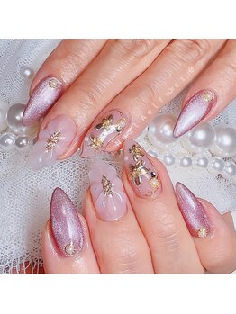 ネイルエルフ(Nail Aelf)/【三郷駅】ニュアンスフラワー