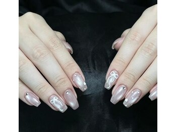 Luna Nail Salon|板橋店【フィルイン/パラジェル】の写真/高品質×低価格が魅力のLuna Nail Salon♪ミラー/マグネット/ニュアンスなど種類豊富にご用意あり◎
