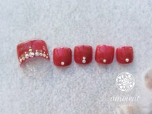 ネイルスタジオ アンビエント 表町店(Nail Studio ambient)/フットネイル 10800円