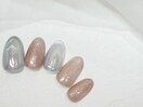 ニュアンスネイル/冬ネイル