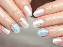 モーヴネイル(mauve.nail)/爽やかニュアンスネイル ¥11500