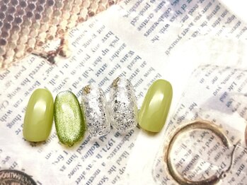 フルールソンネイル(fleur son nail)/7月定額シンプルアート