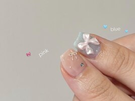 ピンク×ブルー♪