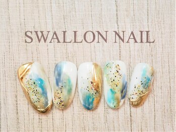 スワロンネイル(SWALLON NAIL)/７・８月定額ネイル