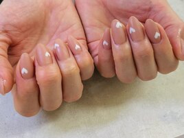 【ほり】バレンタインネイル