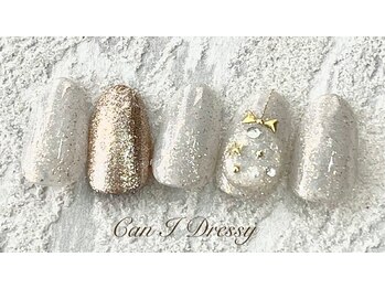 オーナメント風ネイル￥7000