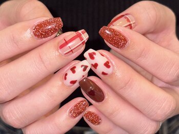 チェックネイル