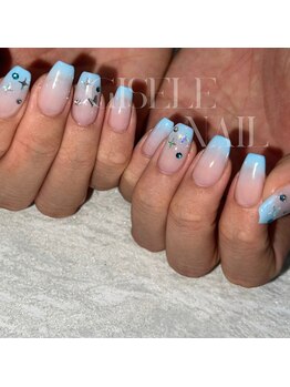 ジゼルネイル(Gisele Nail)/蝶々ホロネイル